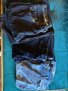 Stack of Three Women’sJeans- DKNY, Vera Wang, Kenzie